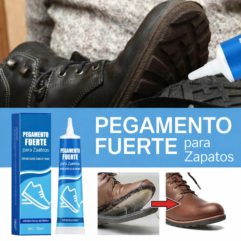 Pegante Fuerte y Flexible para Tenis y Zapatos – Transparente y Duradero