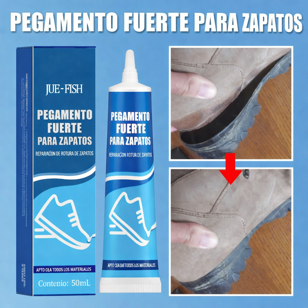 Pegante Fuerte y Flexible para Tenis y Zapatos – Transparente y Duradero