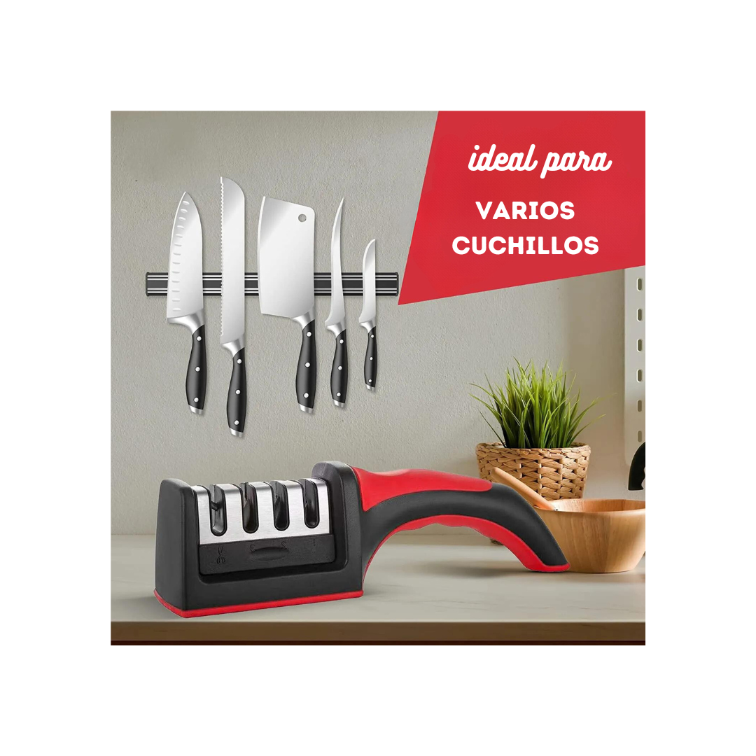 AFILADOR DE CUCHILLOS Y TIJERAS DE COCINA 🔪 👩🏼‍🍳
