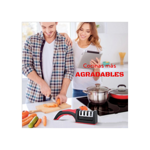 AFILADOR DE CUCHILLOS Y TIJERAS DE COCINA 🔪 👩🏼‍🍳