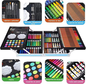 SET DE ARTE UNICORNIO X 145 PIEZAS